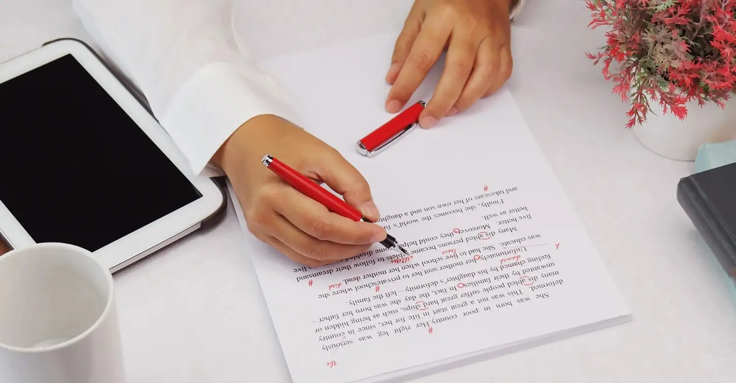 Online proofreading services for authors and publishers in the United States